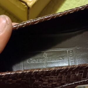 Cole Hann vintage women's flat woven leather shoes